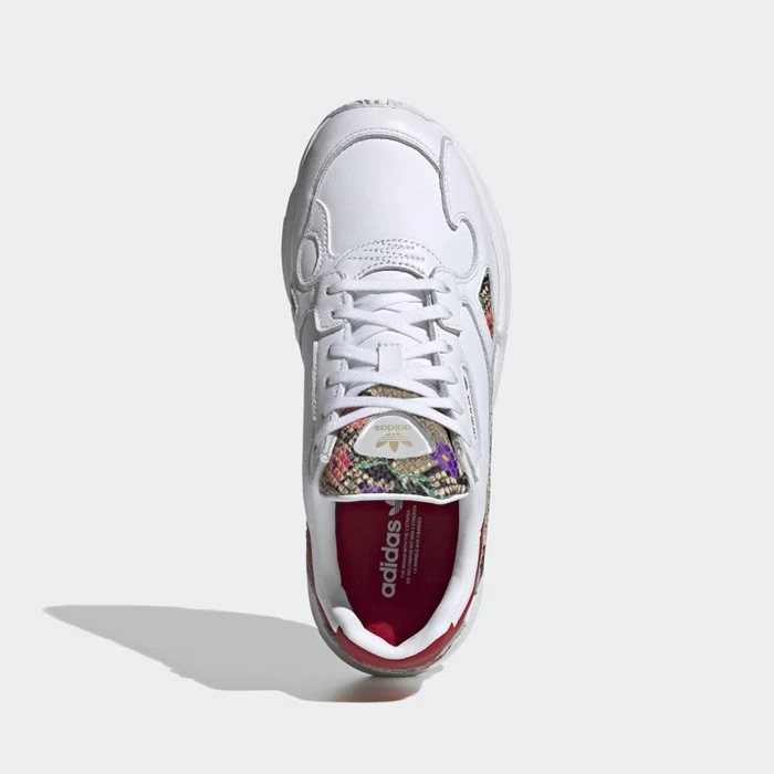 Originales Adidas Falcon Mujer Blancas | 57MYSHBD