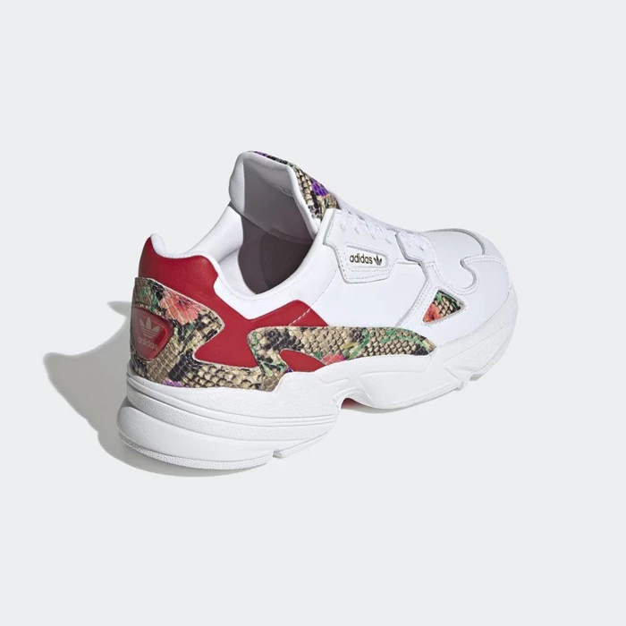 Originales Adidas Falcon Mujer Blancas | 57MYSHBD