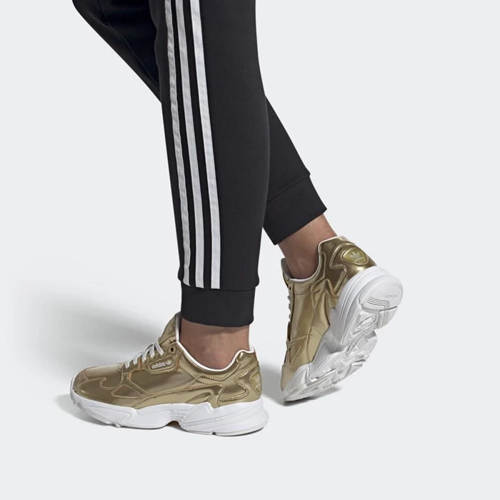 Originales Adidas Falcon Mujer Doradas | 85QUCFBK