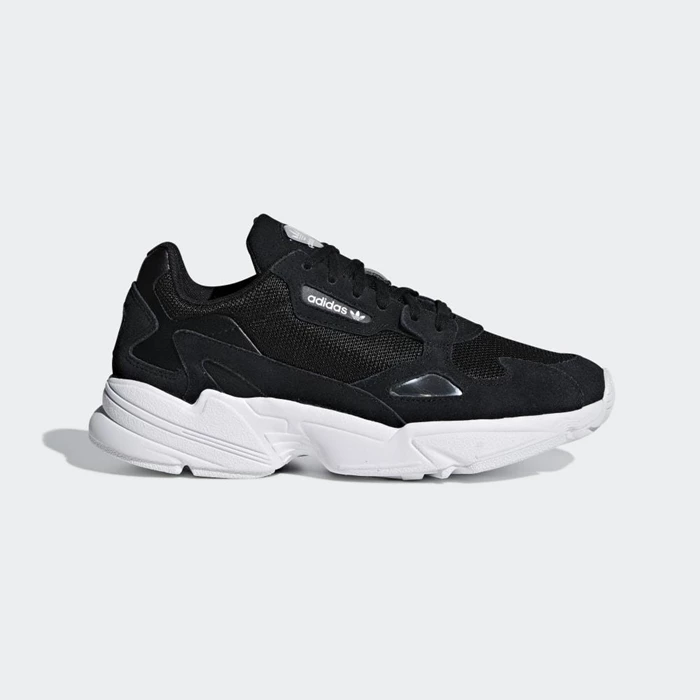 Originales Adidas Falcon Mujer Negras | 37IHBEQP