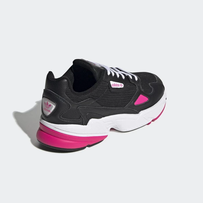 Originales Adidas Falcon Mujer Negras | 54KHMWUJ