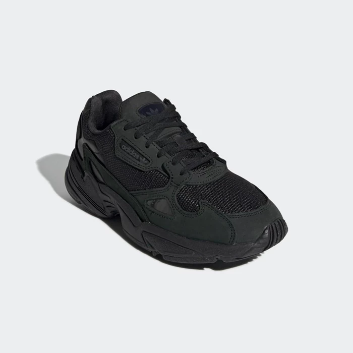 Originales Adidas Falcon Mujer Negras | 89BZITCS