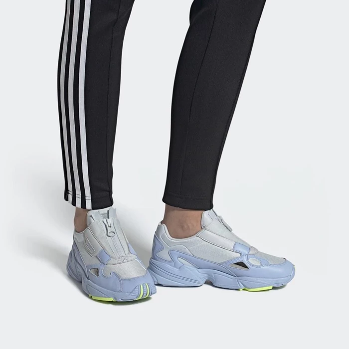 Originales Adidas Falcon Zip Mujer Azules | 95XDZMHC