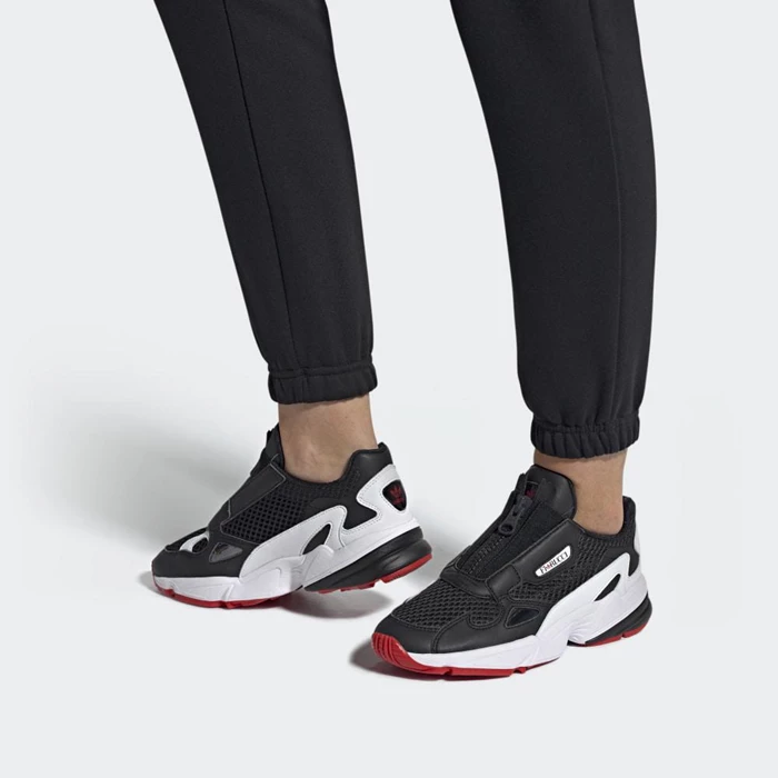 Originales Adidas Falcon Zip Mujer Negras | 31WDTIQS