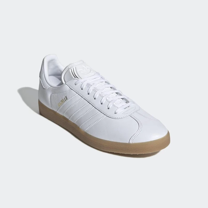 Originales Adidas Gazelle Hombre Blancas | 39AQMDXV