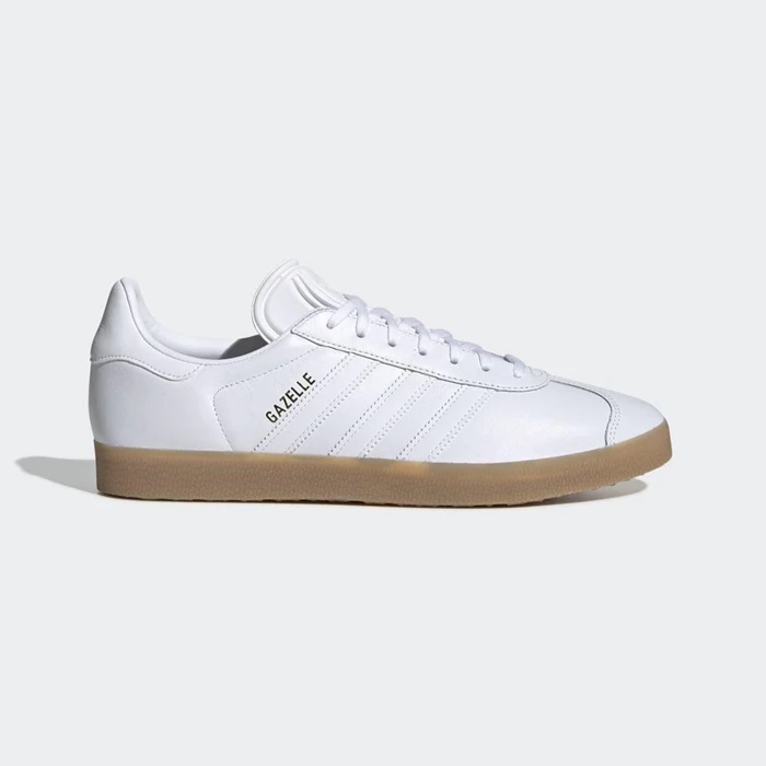 Originales Adidas Gazelle Hombre Blancas | 39AQMDXV