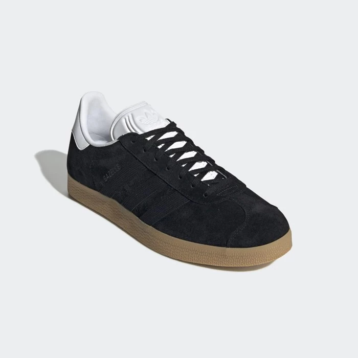 Originales Adidas Gazelle Hombre Negras | 98SHBFKC