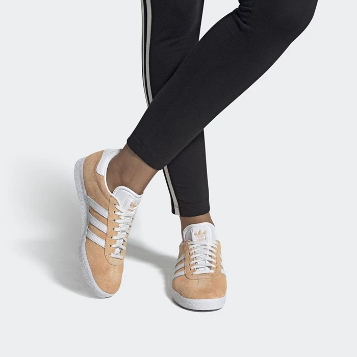 Originales Adidas Gazelle Mujer Naranjas | 78QOABTS