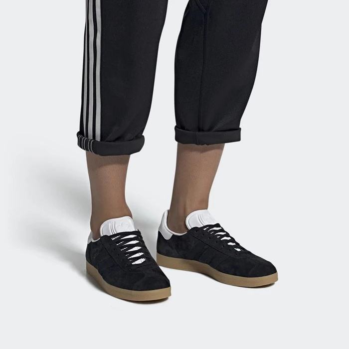 Originales Adidas Gazelle Mujer Negras | 67UJYOPD