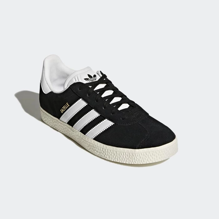 Originales Adidas Gazelle Niños Negras | 29JIYASU