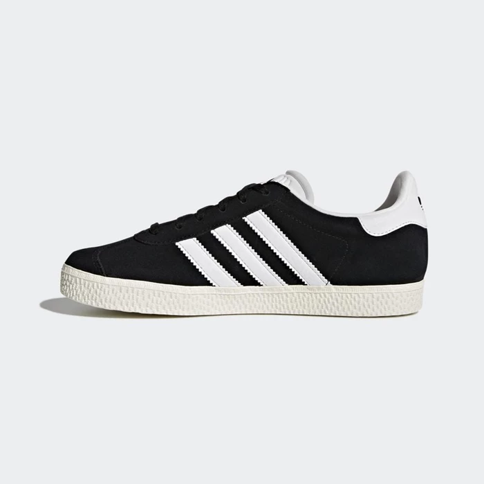 Originales Adidas Gazelle Niños Negras | 29JIYASU