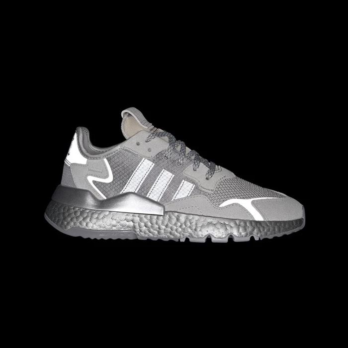 Originales Adidas NITE JOGGER W Mujer Gris | 21TLQXDJ