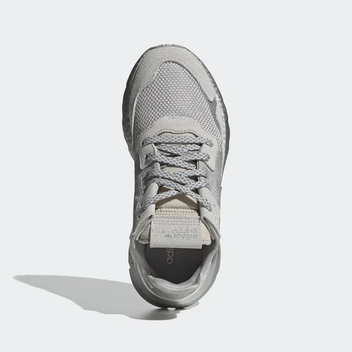 Originales Adidas NITE JOGGER W Mujer Gris | 21TLQXDJ