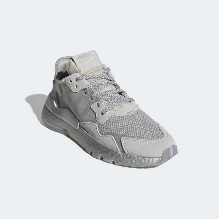 Originales Adidas NITE JOGGER W Mujer Gris | 21TLQXDJ