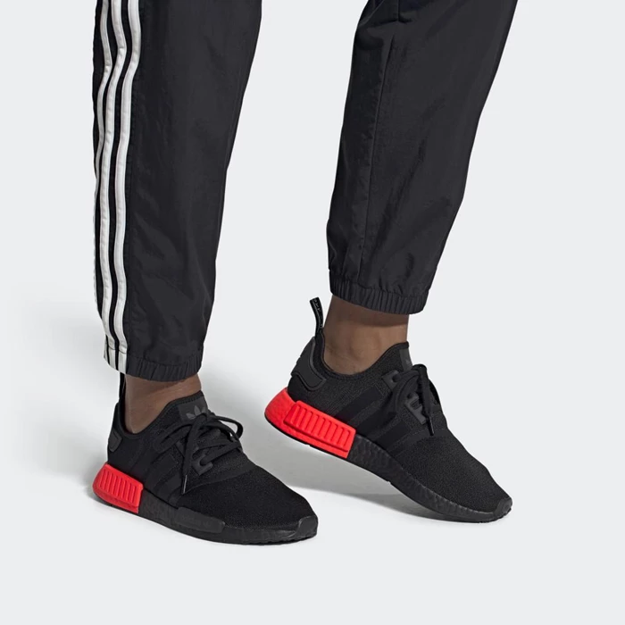 Originales Adidas NMD_R1 Hombre Negras | 04BPOXFA