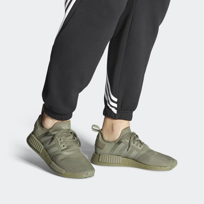 Originales Adidas NMD_R1 Hombre Verde | 59SHMYLZ