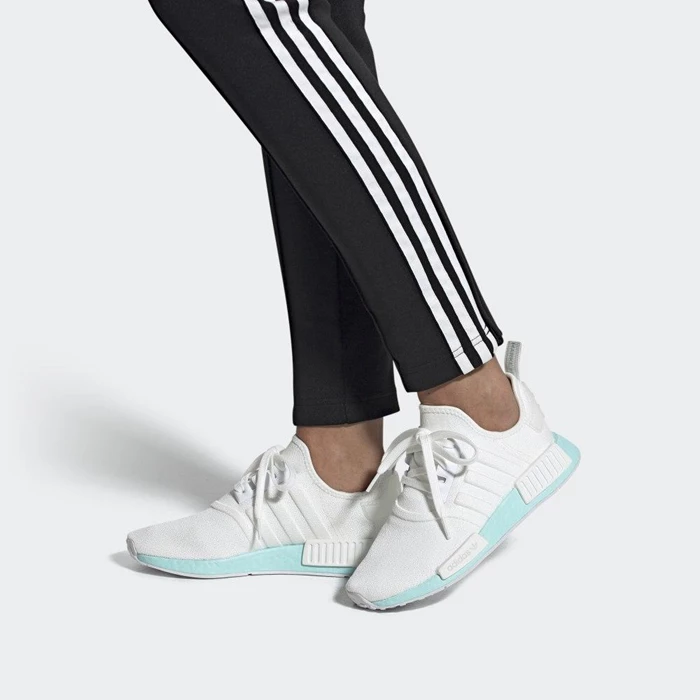 Originales Adidas NMD_R1 Mujer Blancas | 26DVWXMA