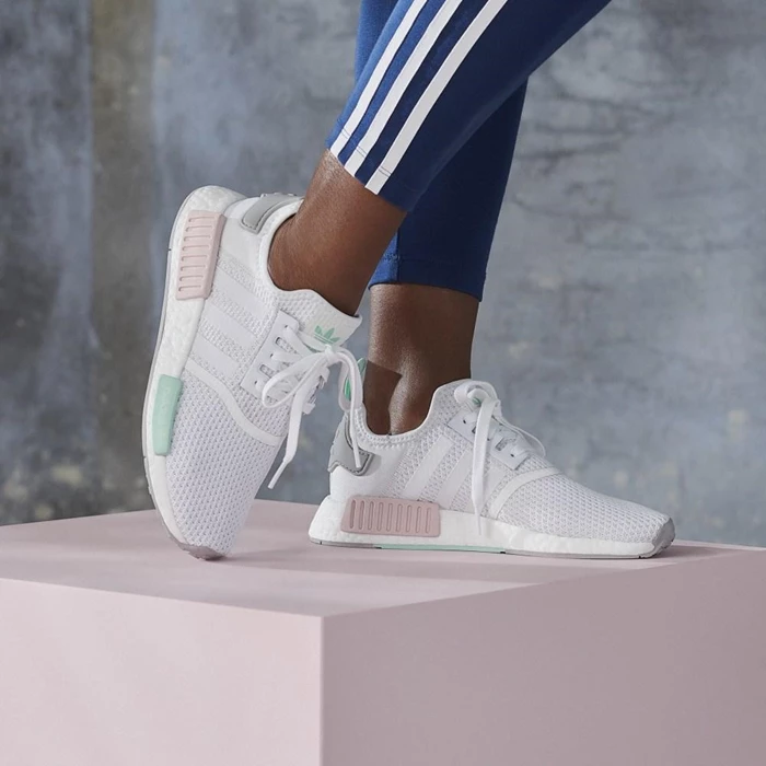 Originales Adidas NMD_R1 Mujer Blancas | 76SKWHCA