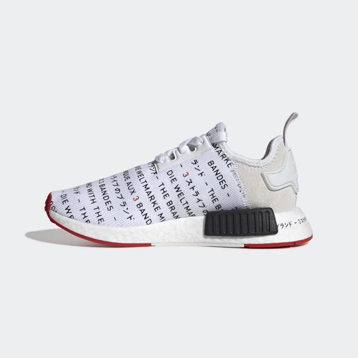 Originales Adidas NMD_R1 Niños Blancas | 16ZDTJCY