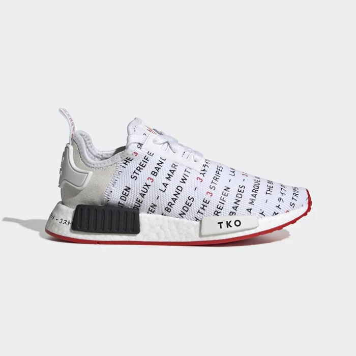 Originales Adidas NMD_R1 Niños Blancas | 16ZDTJCY