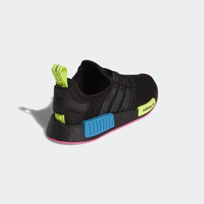 Originales Adidas NMD_R1 Niños Negras | 12NCVBWJ