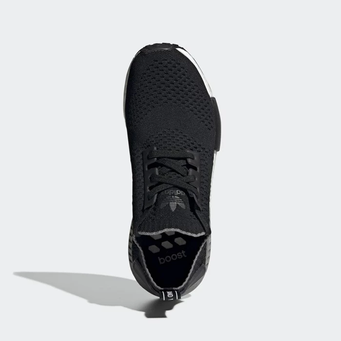 Originales Adidas NMD_R1 Primeknit Hombre Negras | 13WSFTEM