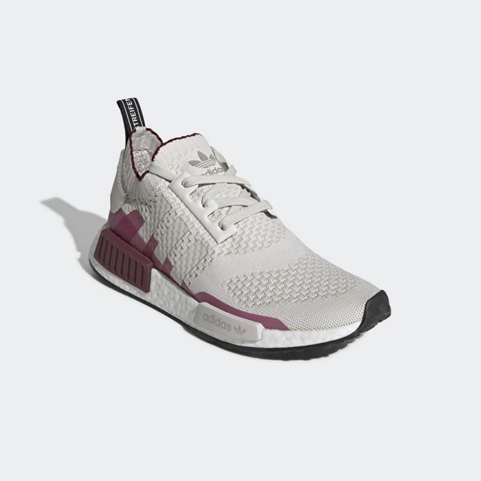 Originales Adidas NMD_R1 Primeknit Hombre Blancas | 48LBPZCF