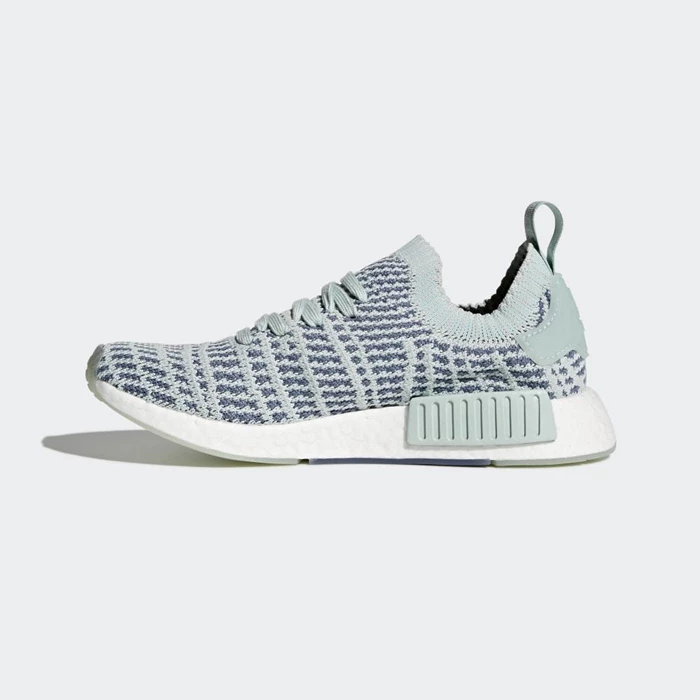 Originales Adidas NMD_R1 STLT Primeknit Mujer Verde | 16WAVHPL