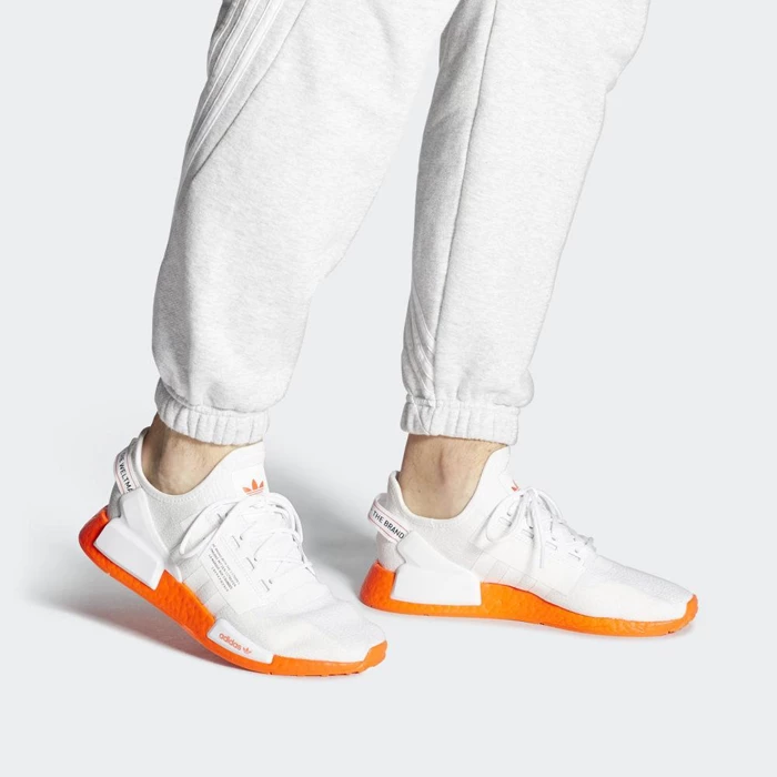 Originales Adidas NMD_R1 V2 Hombre Blancas | 27NDVPWJ