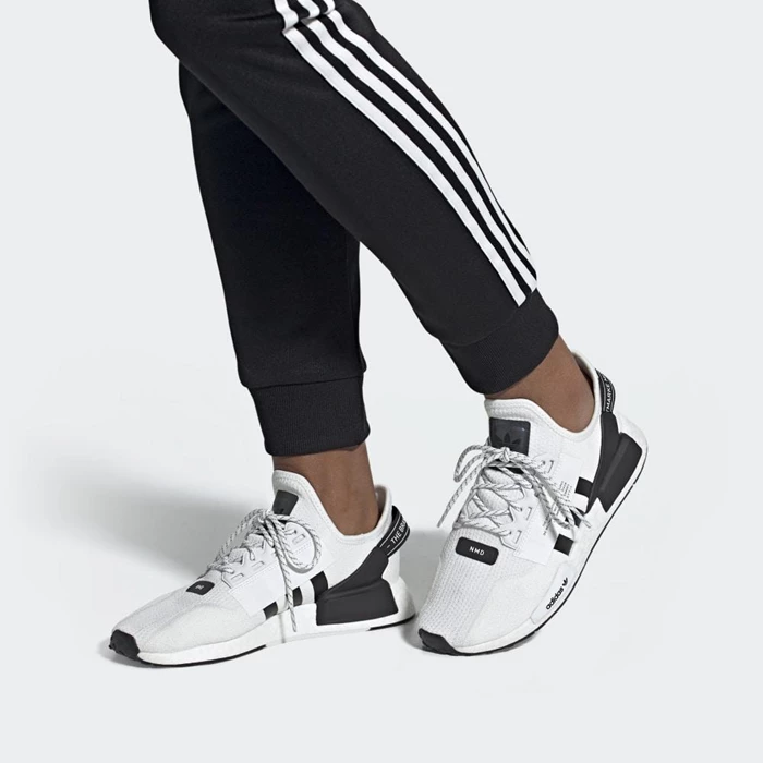 Originales Adidas NMD_R1 V2 Hombre Blancas | 49SZLDVC