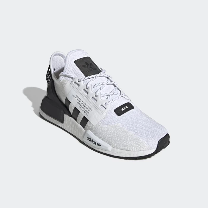 Originales Adidas NMD_R1 V2 Hombre Blancas | 49SZLDVC