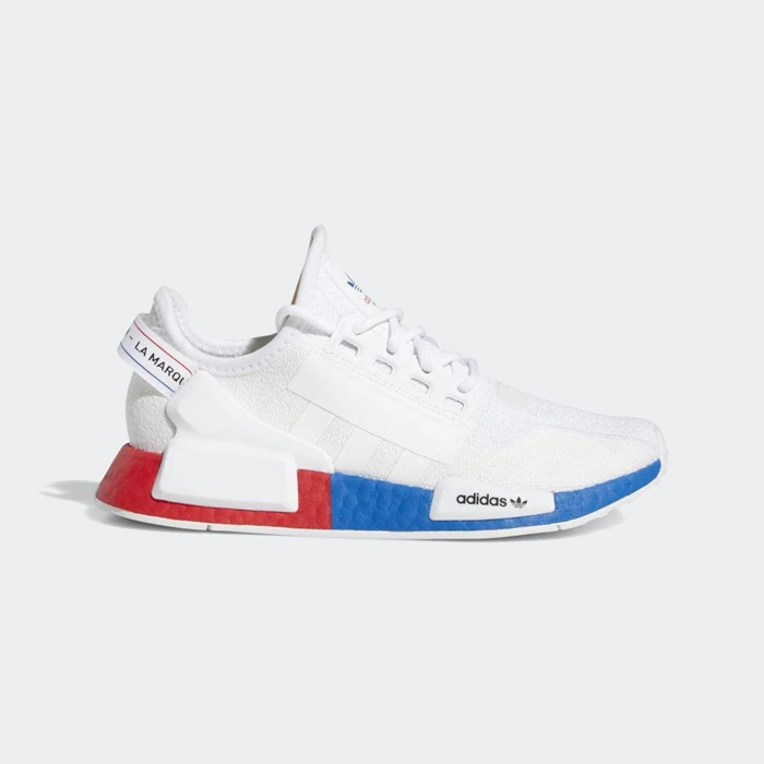 Originales Adidas NMD_R1 V2 Niños Blancas | 47FMZXDL