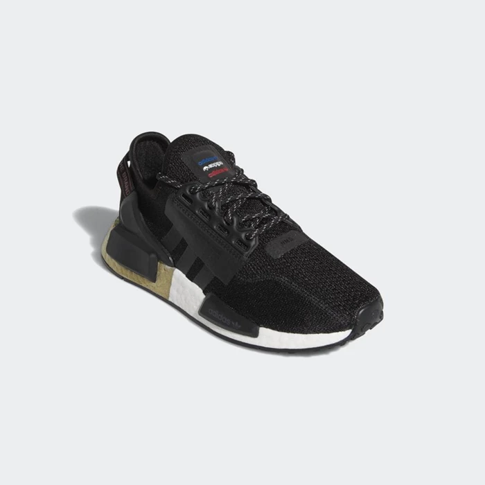 Originales Adidas NMD_R1 V2 Niños Negras | 36OFTYAW