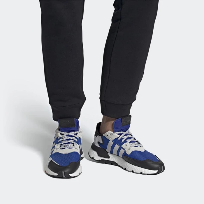 Originales Adidas Nite Jogger Hombre Azules | 19GAVXLS