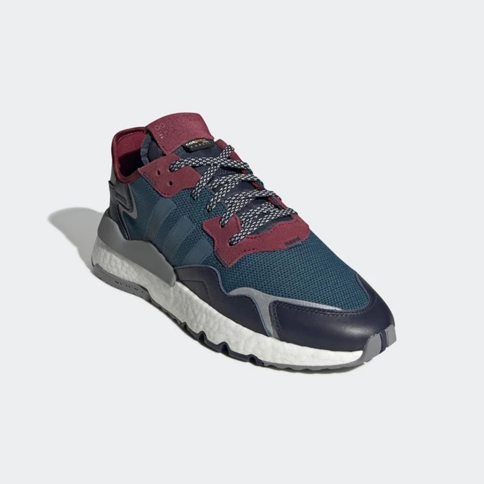 Originales Adidas Nite Jogger Hombre Azules | 48KHEBYA