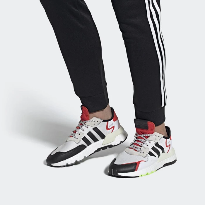 Originales Adidas Nite Jogger Hombre Blancas | 15GSXAET