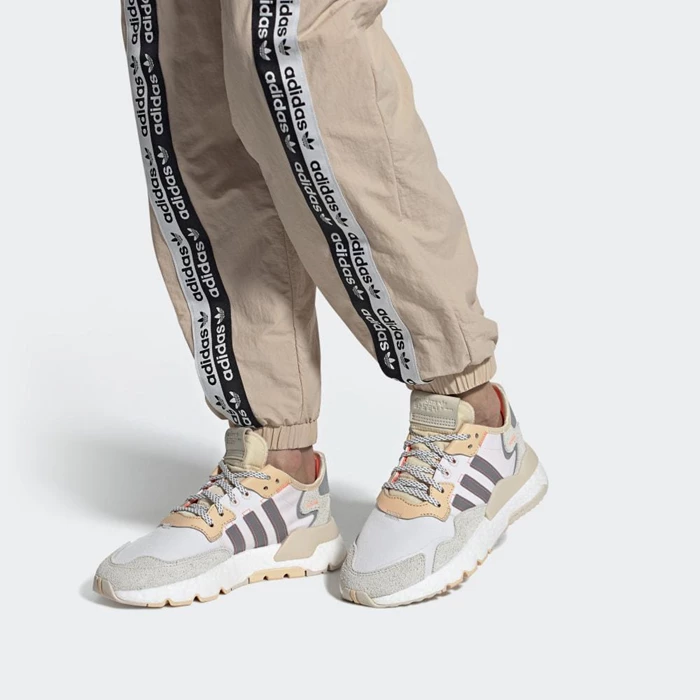 Originales Adidas Nite Jogger Hombre Blancas | 46XVJGOM