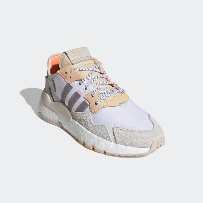 Originales Adidas Nite Jogger Hombre Blancas | 46XVJGOM