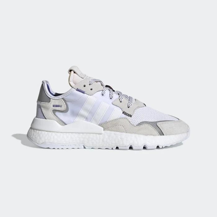 Originales Adidas Nite Jogger Hombre Blancas | 59YBHPNF