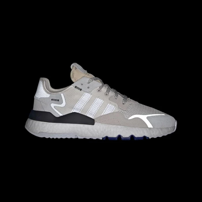 Originales Adidas Nite Jogger Hombre Blancas | 76VBWHSQ