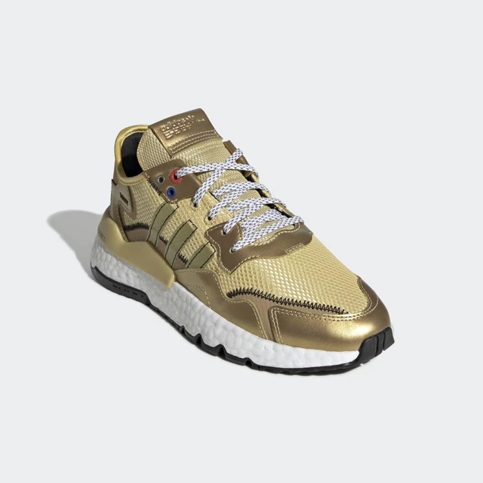 Originales Adidas Nite Jogger Hombre Doradas | 17IRPOTB