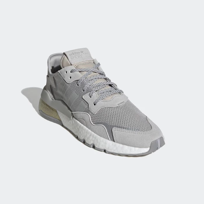 Originales Adidas Nite Jogger Hombre Gris | 08IGENJA