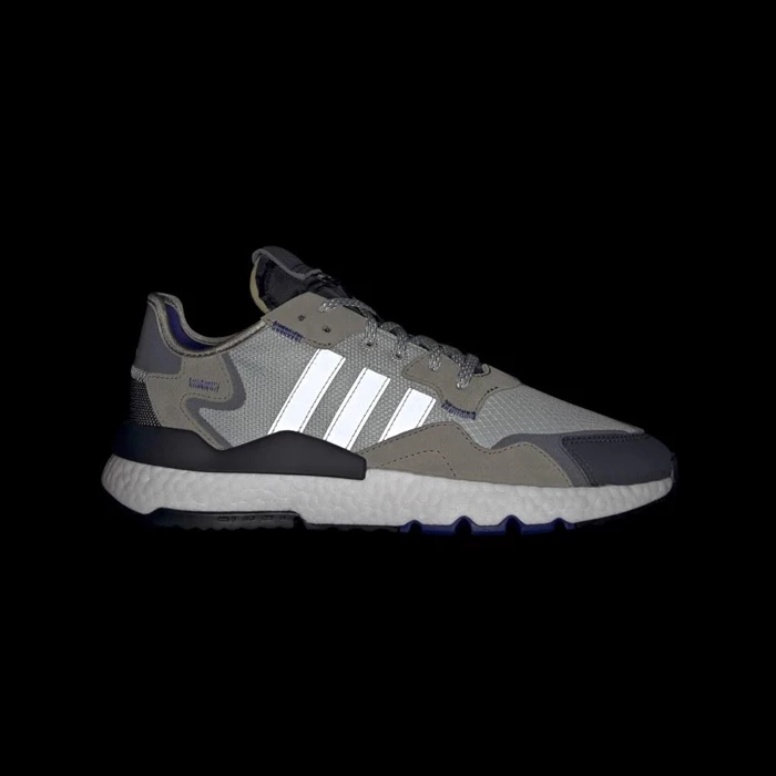 Originales Adidas Nite Jogger Hombre Gris | 38KCBQWF