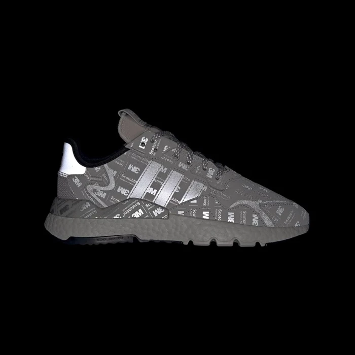 Originales Adidas Nite Jogger Hombre Gris | 52ABYGEK