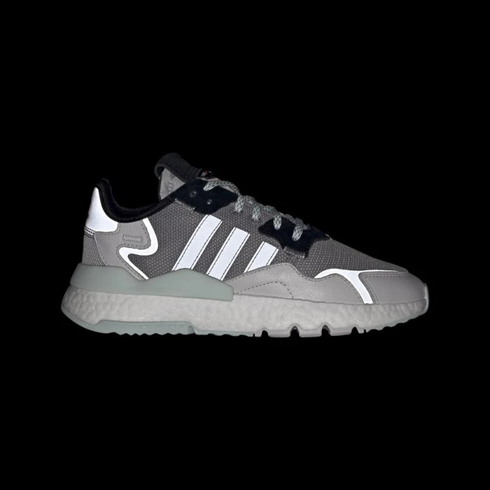 Originales Adidas Nite Jogger Hombre Gris | 85ABHTEM