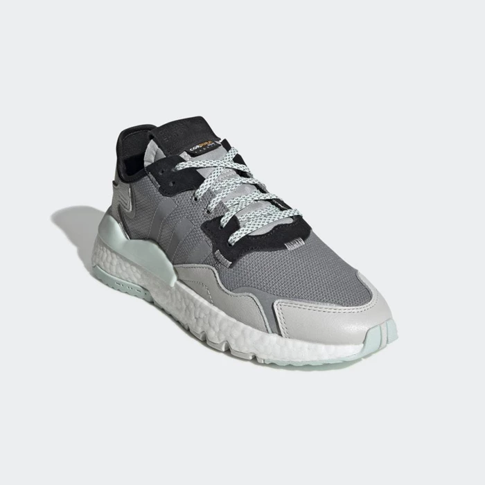 Originales Adidas Nite Jogger Hombre Gris | 85ABHTEM