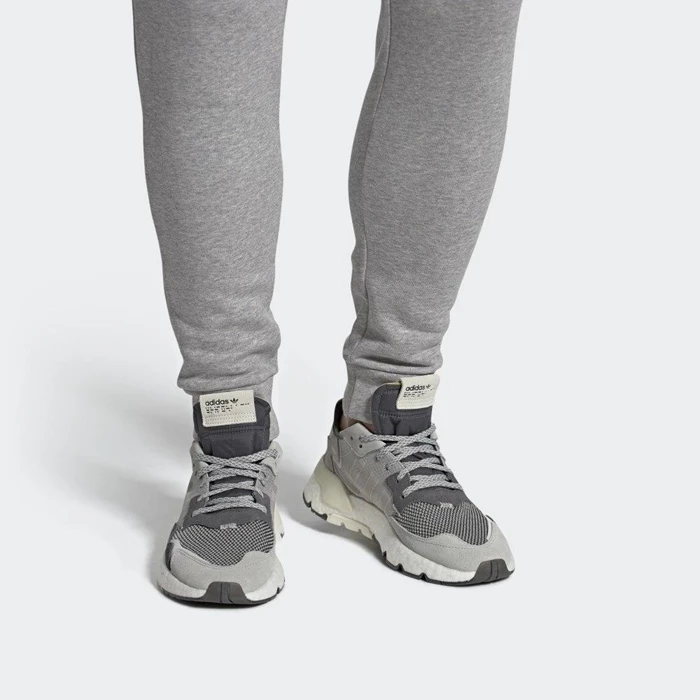 Originales Adidas Nite Jogger Hombre Gris | 86VLXCHN