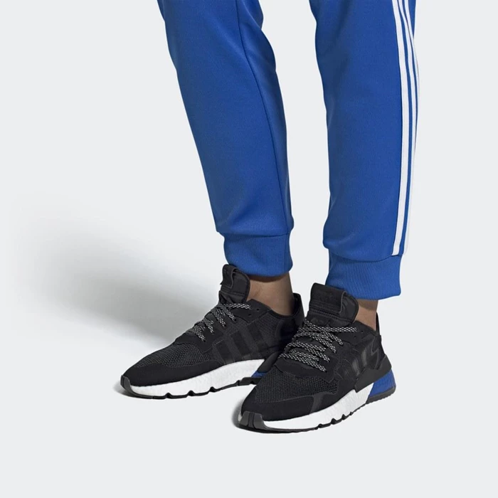 Originales Adidas Nite Jogger Hombre Negras | 21WVGKLS