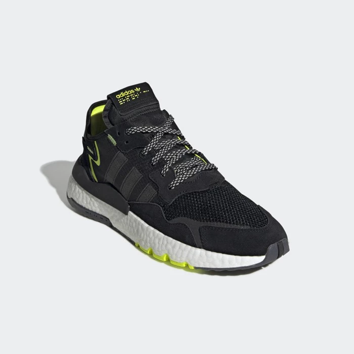 Originales Adidas Nite Jogger Hombre Negras | 49YEUFBD