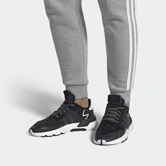 Originales Adidas Nite Jogger Hombre Negras | 73TZFUWI